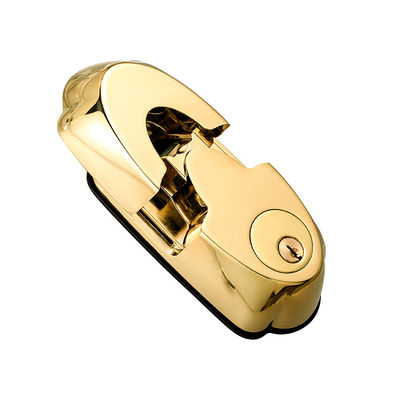 Wood Door High Security Gold Color Waterproof Sliding Smart Fingerprint Door Lock 42.1 * 35.6 * 51.5 cm