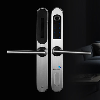 Blue tooth Network Wood Door Smart Lock Fingerprint Head Password Unlock Digital Smart Door Lock For Gate