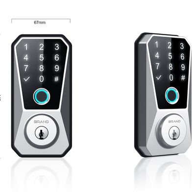 Unlock Method Card Code Key Fingerprint Hottest WiFi-Connected Door Lock for Apartments