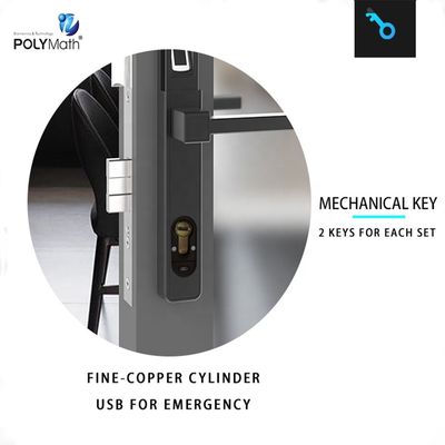 Blue Tooth Network Aluminum Door Tuya Waterproof Fingerprint Lock BLE WIFI Smart Door Lock