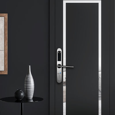 Smart and Secure Waterproof Digital Biometric Handle Fingerprint Door Lock with Alarm