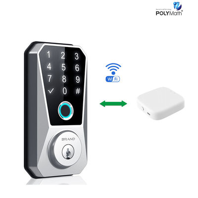 Stainless Steel Door Smart Deadbolt Lock Wifi Digital Front Keyless for Home Tuya App