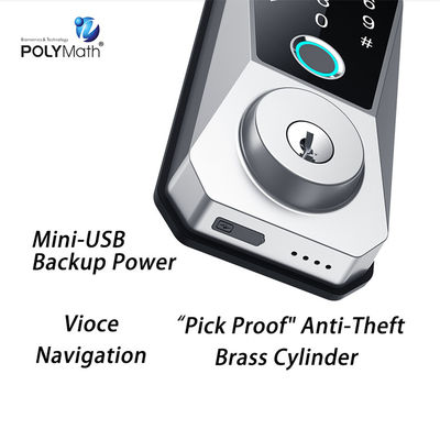 Stainless Steel Door Smart Deadbolt Lock Wifi Digital Front Keyless for Home Tuya App