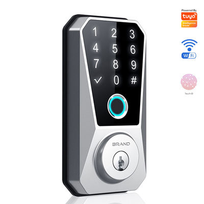 Customizable Zinc Alloy Smart Lock Competitive for Wifi Enabled Fingerprint Door Lock