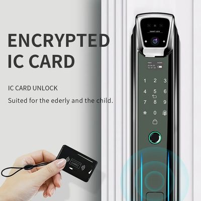 Smart Tuya Wifi 3D Face Recognition Fingerprint Digital Smart Door Lock for Steel Door