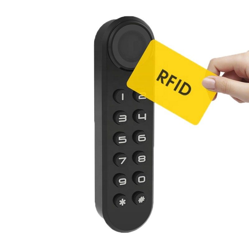 Glass Door Electronic Keypad Locker Cabinet Lock with Code Password and USB Unlock Way