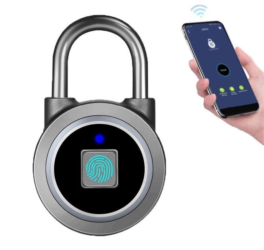 USB Interface Power Supply Cabinet Digital Padlock with App Smart Lock FB50 Pad Lock Fingerprint