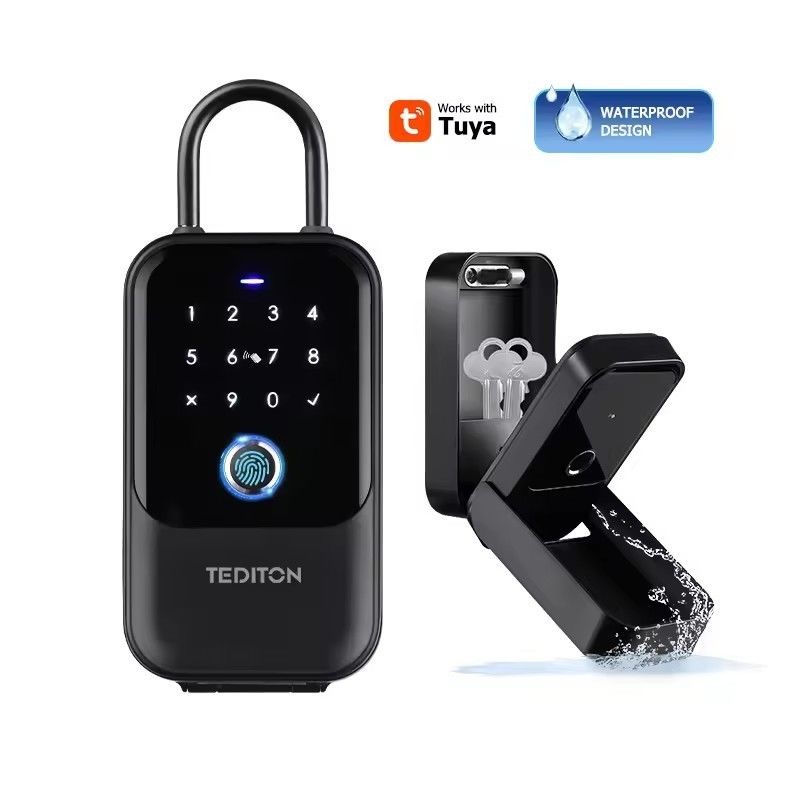 Multi Function Smart Key Box App Unlock Ways for Outdoor Glass Door Security Solution