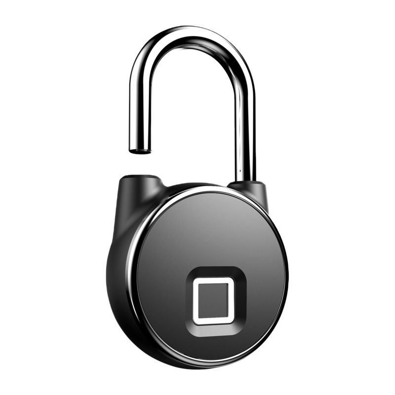 180mAh 3.7V Lithium Battery Heavy-Duty Bluetooth Smart Fingerprint Padlock for Door