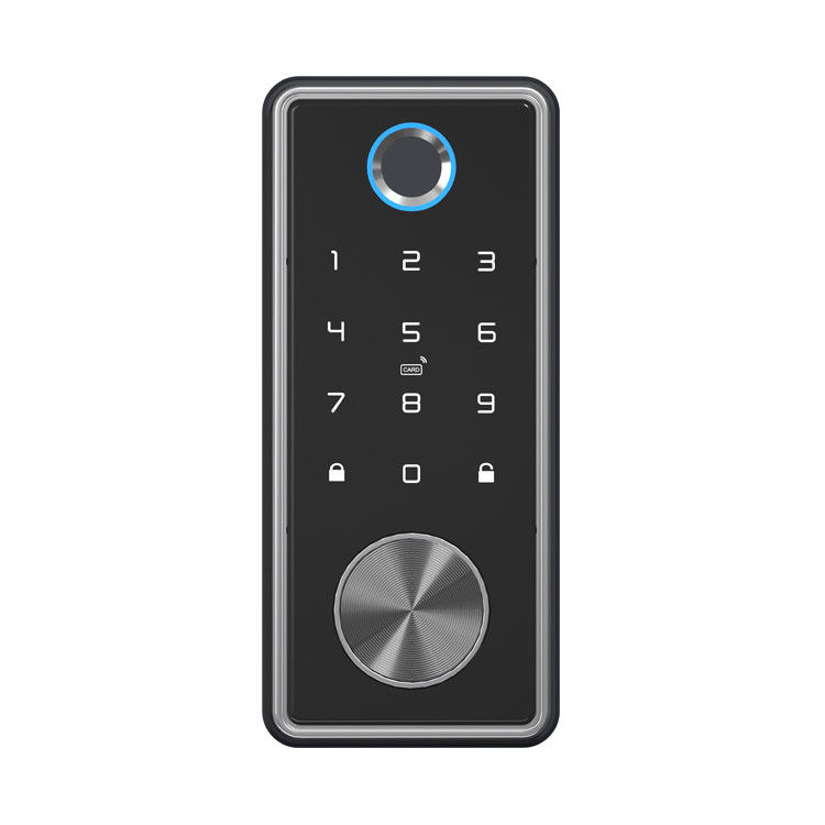 Zinc Alloy Smart Lock for WiFi Fingerprint Unlocking on Aluminum Wood Steel Doors