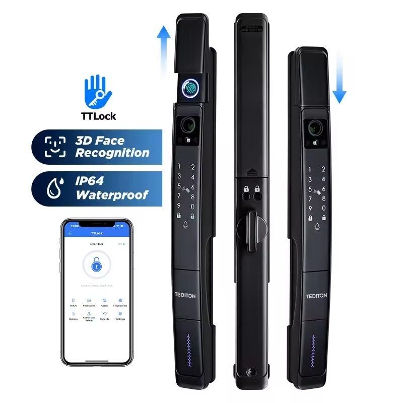 Experience Advanced Security TUYA Smart Door Lock with 3D Face Recognition and Camera