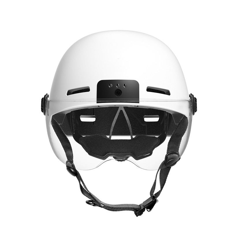 Unisex HD Anti-Shake Smart Helmet Camera for Cycling and Biking in Black/White/Yellow