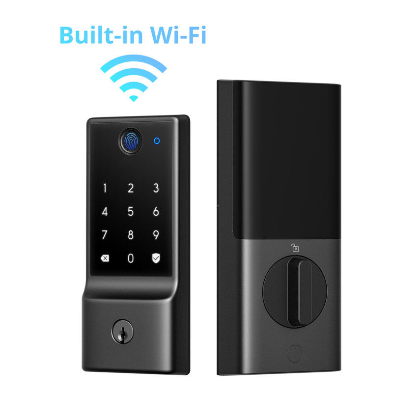 Smart Door Lock with Modern Minimalist Style and Memory Card Data Storage Option