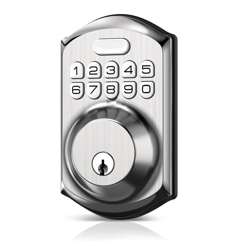 Competitive Home Tuya Electric Fingerprint Keyless Door Handle Smartlife Lock Door Set