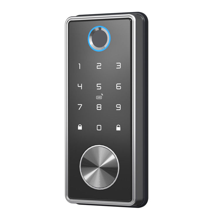 WiFi and Memory Card Compatible Front Door Smart Lock for Improved Security