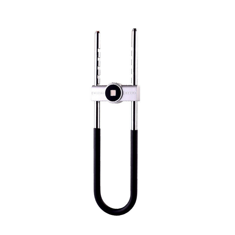 Smart Glass Door Fingerprint Door Lock with Micro USB Recharge and Zinc Alloy Material