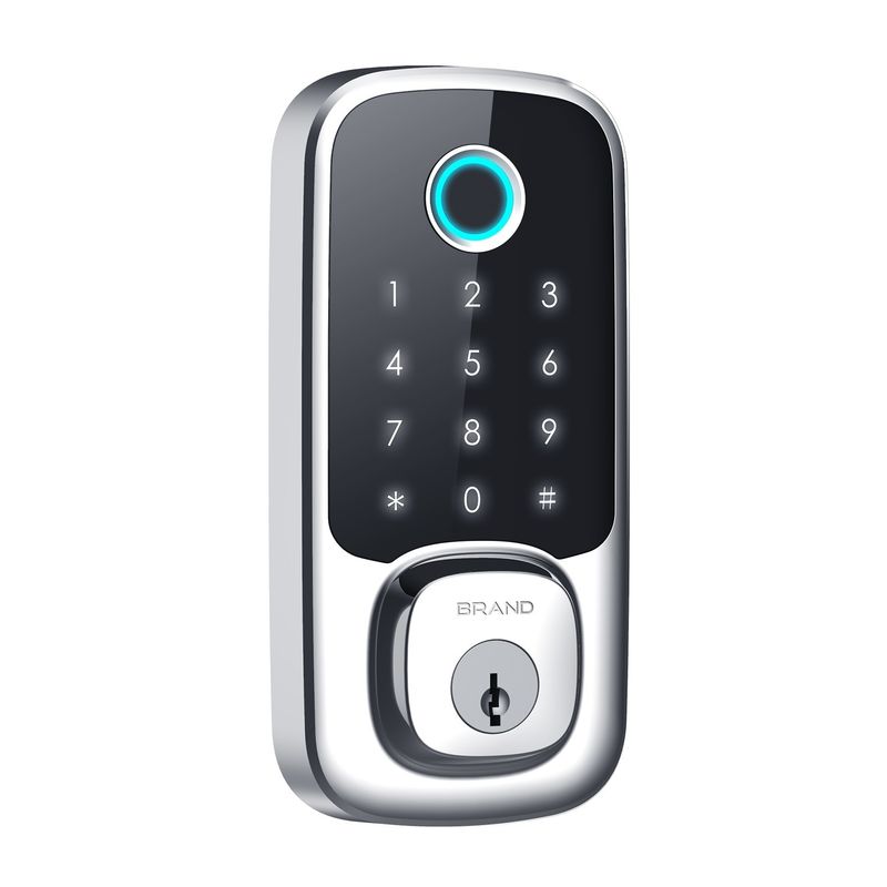 Polymath Locks Fingerprint Code Keypad Door Smart Lock For Hotel Customizable Options