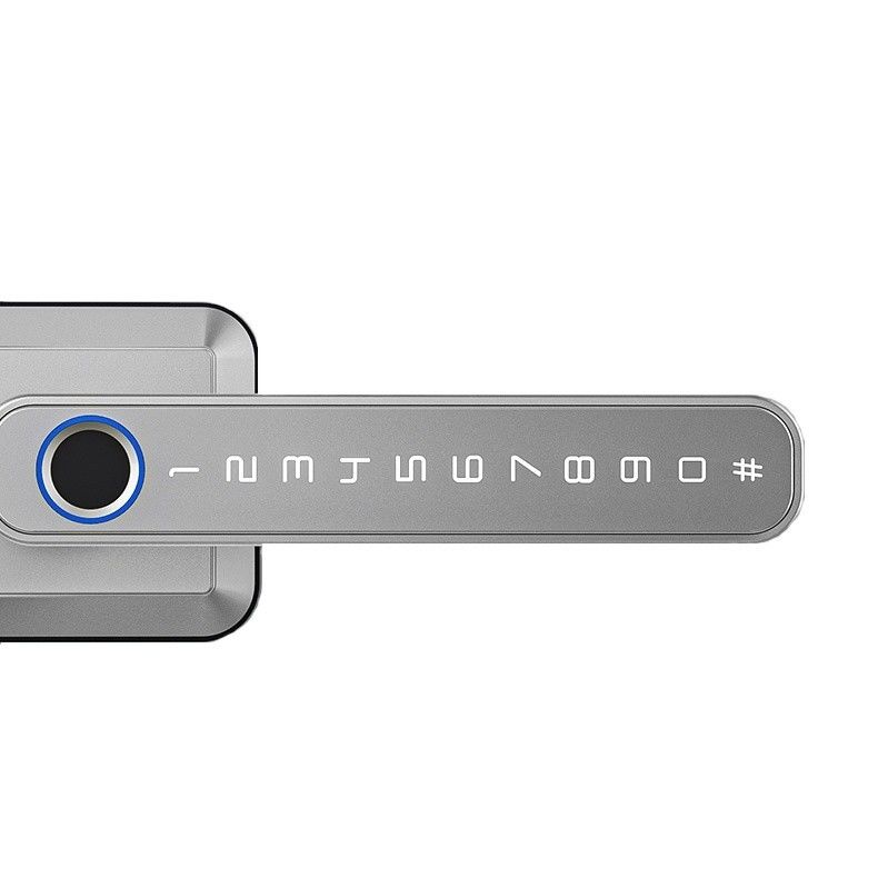PL-JLT3 Wifi Fingerprint and Digital Keypad Lever Handle Lock for Front Door Security