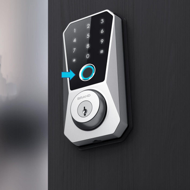 Customizable Zinc Alloy Smart Lock Competitive for Wifi Enabled Fingerprint Door Lock